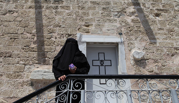 Gazans find sanctuary in ancient church