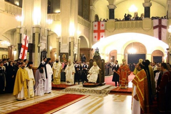 Georgia : Catholicos-Patriarch Iliya II lead Nativity Liturgy  