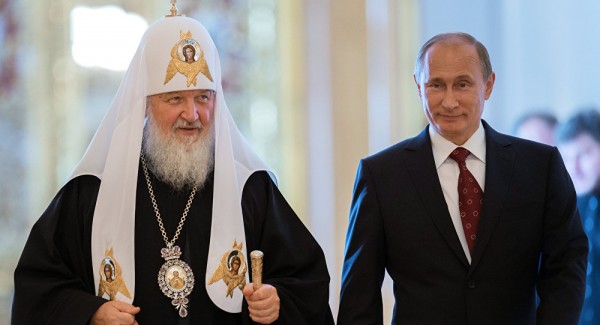Image result for patriarch kirill and putin