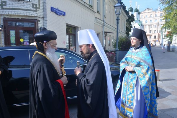 Metropolitan Hilarion of Volokolamsk Meets with Primate of Malankara Church