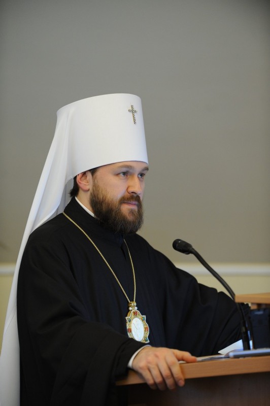 Metropolitan Hilarion of Volokolamsk: “Today Christians of various confessions should unite around the very simple common human values”