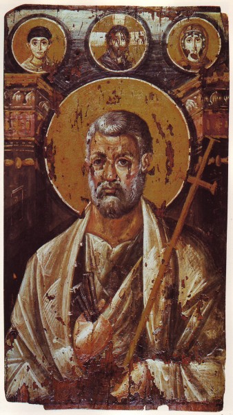 St_Peter_Icon_Sinai_7th_century-338x600 The Apostle Peter. Seventh century