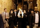 Primates of Orthodox Church of Jerusalem and Russian Orthodox Church celebrate Divine Liturgy at the Church of the Holy Sepulchre