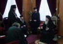 His Beatitude Patriarch Theophilos III Receives the Clergymen of the Russian Ecclesiastical Mission in Jerusalem
