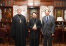 Metropolitan Hilarion receives a delegation of the University of Eastern Finland