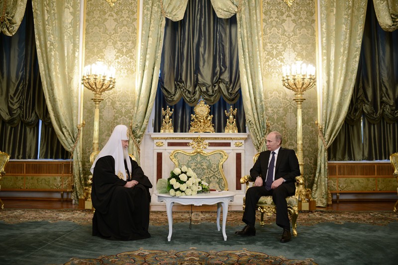 Putin has congratulated Patriarch Kirill