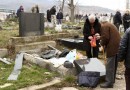 Serbs visit desecrated cemetery in southern K. Mitrovica