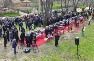 Serbia buries 13 victims of shooting…