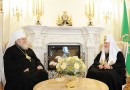 The Primate of the Russian Church Abroad Congratulates His Holiness Patriarch Kirill on His Namesday