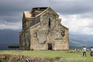 Ancient orthodox church in Abkhazia