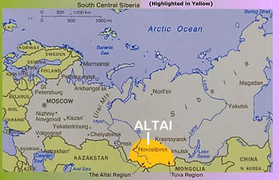 Altai Mountains On World Map - United States Map
