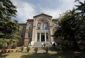 The Orthodox seminary on the island of Halki, which was closed by the Turkish authorities in 1971. Photograph: Reuters/Osman Orsal