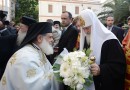 Primate of the Russian Church celebrates prayer service at the Cathedral of St. Gregory Palamas in Thessaloniki