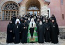 Primate of the Russian Church celebrates prayer service at the Monastery of Pantocrator