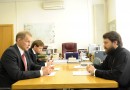 Metropolitan Hilarion of Volokolamsk meets with Polish Ambassador Wojciech Zajączkowski