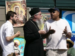 Fr. Paisius in conversation, Troost Festival 2009. St. Mary of Egypt Orthodox Church