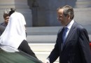 His Holiness Patriarch Kirill meets with the Greek Prime Minister, Antonis Samaras