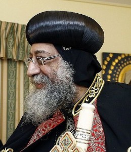 Pope Tawadros II, the head of Egypt's Coptic church. Credit: Dragan TATIC via Wikimedia Commons.