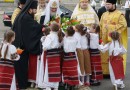 His Holiness Patriarch Kirill celebrates Divine Liturgy in the square before Cathedral of Nativity of Christ in Chişinău