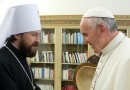 Metropolitan Hilarion of Volokolamsk meets with Pope Francis