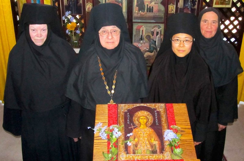 All for one, one for all: From left to right, Mother Olga, Mother Victoria, Mother Paraskeva and Mother Nina are the sisters of St. Barbara Orthodox Monastery. (Judith van Vliet)