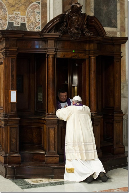 Pope Francis and confession