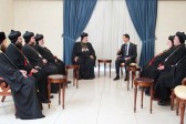 Syria’s Al-Assad receives Syriac Orthodox Church’s new patriarch