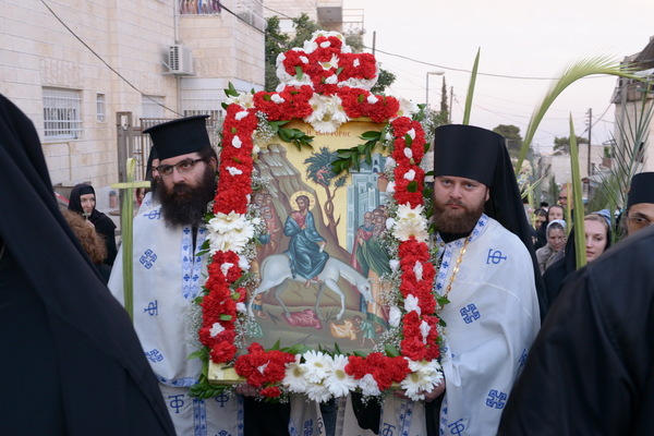 Procession Following Path of Christ’s Entry into Jerusalem Held