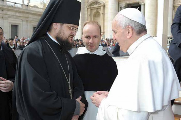 Russian Orthodox Church delegation visits Vatican and meets with Pope Francis