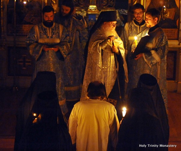 Priest Nicholas Olhovsky, Elected Bishop of Manhattan, is Tonsured in Holy Trinity Monastery