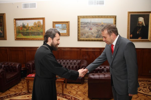 Metropolitan Hilarion of Volokolamsk meets with Slovenia’s Ambassador