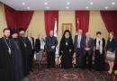 His Beatitude Patriarch John X of Antioch receives delegation from Russia
