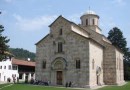 KLA graffiti appear on gate of Serb Orthodox monastery