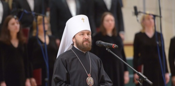 Metropolitan Hilarion takes part in the opening of choral part of the 13th Moscow Easter Festival