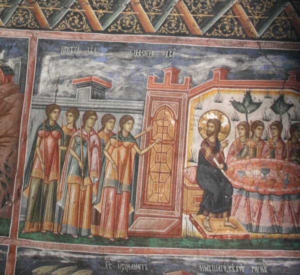 Image from Serbian monastery in Kosovo; 14th Century