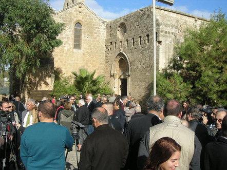 Greek Cypriots in Landmark Easter Mass in Turkish-Held North