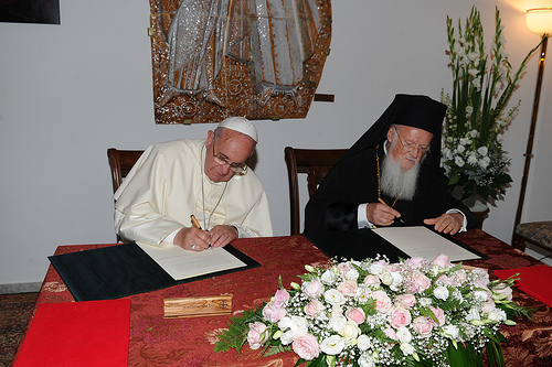 Ecumenical Patriarch Bartholomew and Pope Francis Release Joint Statement