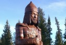 In the Sverdlovsk region, a sculpture of St. Alexander Nevsky made out of a coeval linden tree has been erected