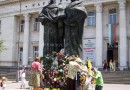 Solemn water blessing ceremony held in front of Saints Cyril and Methodius Monument in Sofia