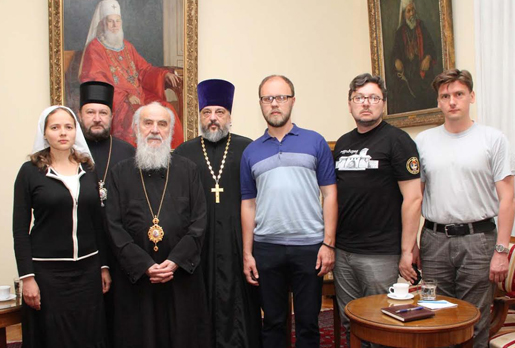 Representatives of the Synodal Department of the Moscow Patriarchate meet with the Serbian Patriarch