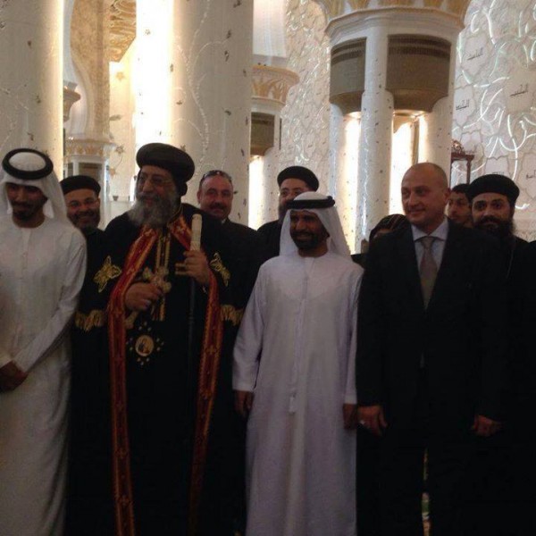 Coptic Pope praises UAE leaders for supporting stability in Egpyt