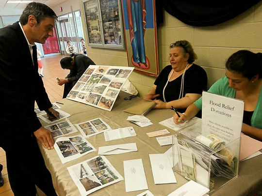 Cathedral parishioners respond to flood catastrophe