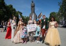 Orthodox believers hold a flashmob against homosexual propaganda in downtown Moscow