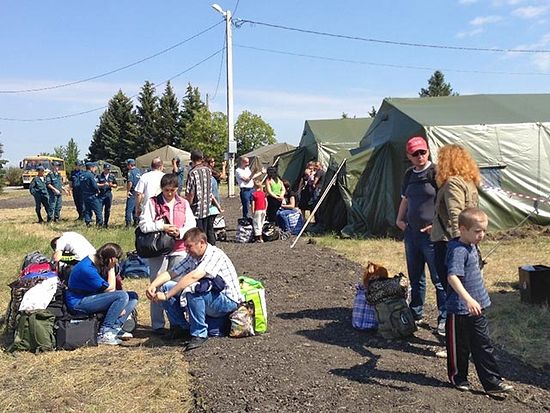 Camp Churches Arranged in Centers for Ukrainian Refugees