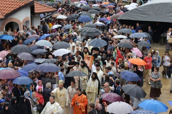 Archbishop Mark of Berlin and Germany, Student of St Justin Popovic, Participates in the Translation of His Relics