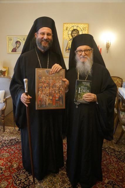 Metropolitan Silouan Visits Archbishop Demetrios