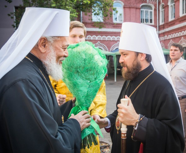 Representatives of Local Orthodox Churches celebrate Divine Service at Representation of Orthodox Church of Antioch in Moscow on feast day of the Synaxis of Archangel Gabriel