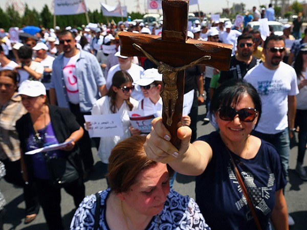 UN rally in support of Iraqi, Middle East Christians August 2