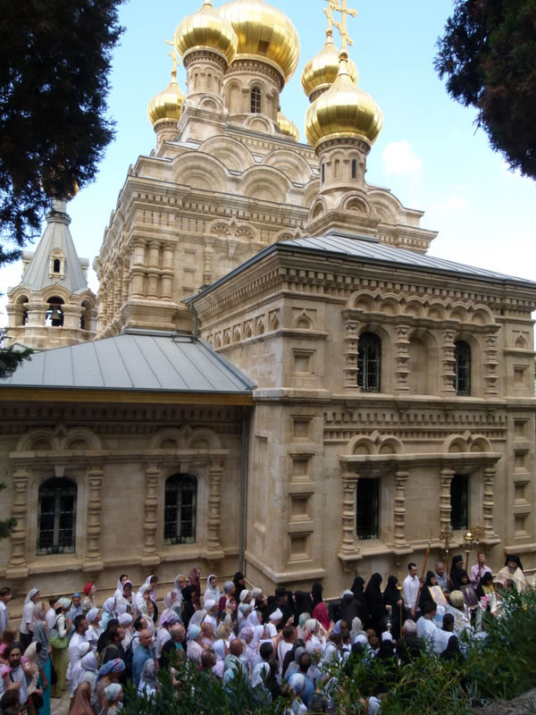 His Beatitude Patriarch Theophilos III of Jerusalem and All Palestine Visits Russian Gethsemane