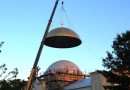 5-ton gold dome is installed on church in Maryland